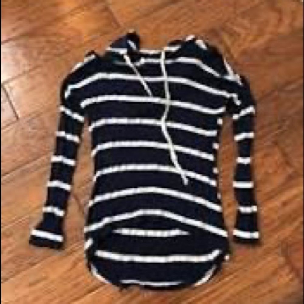 Pre loved striped vintage Havana hoodie